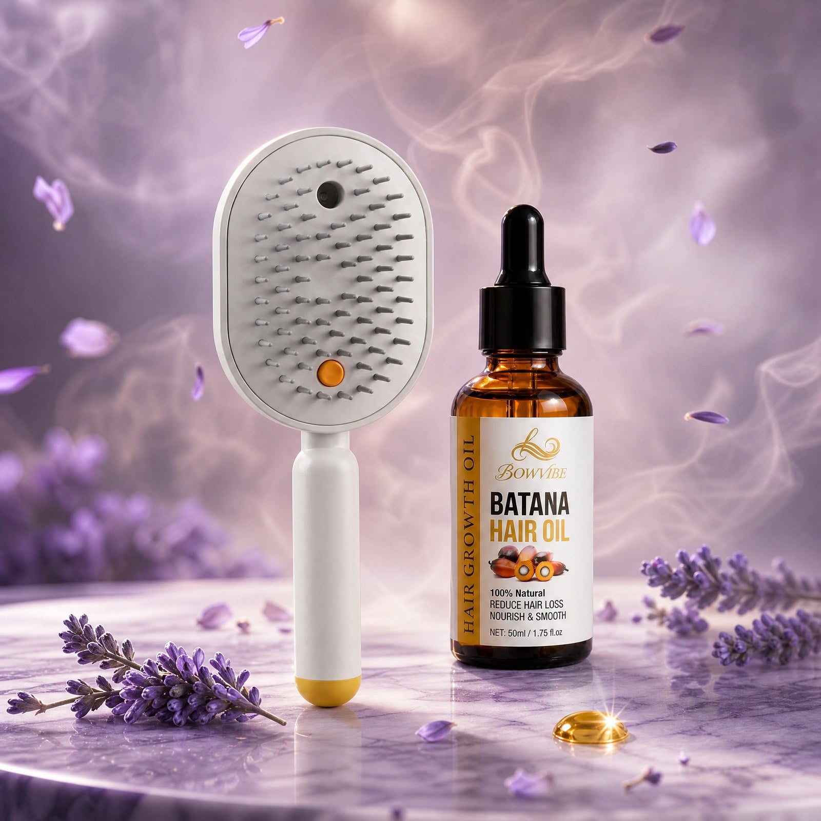 Brosse Glosso + huile capillaire